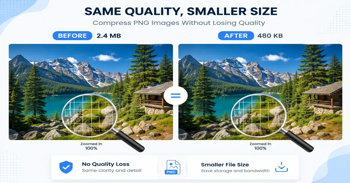 How to Compress PNG Without Losing Quality (The Right Way)