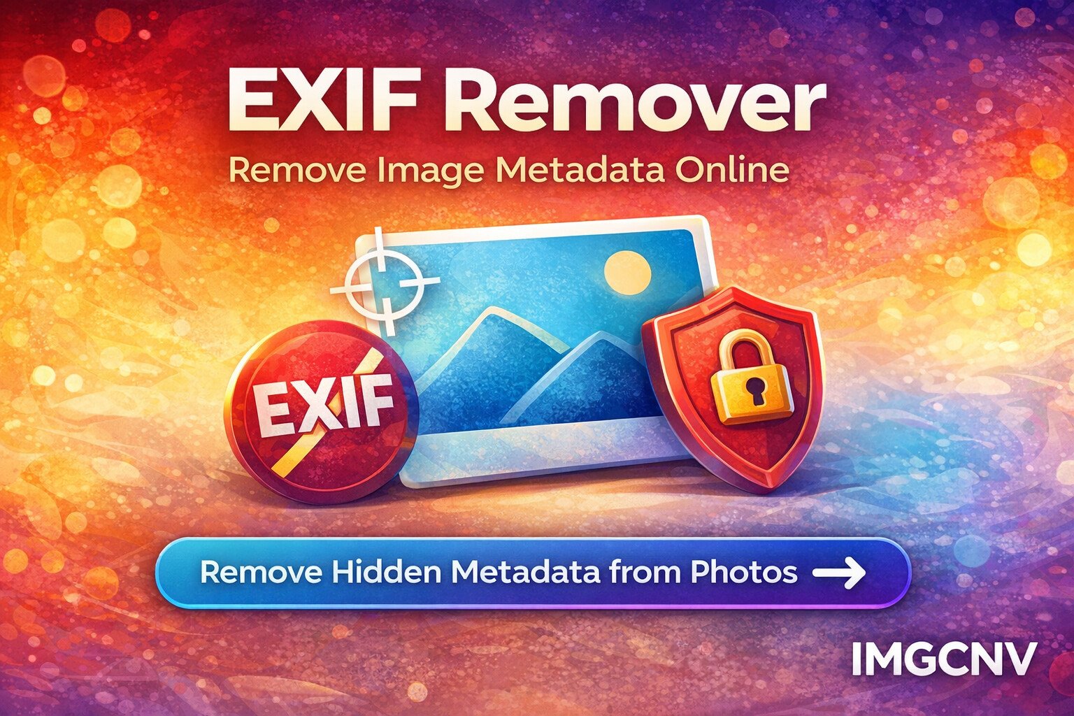 EXIF Remover – Remove Image Metadata Instantly | Imgcnv