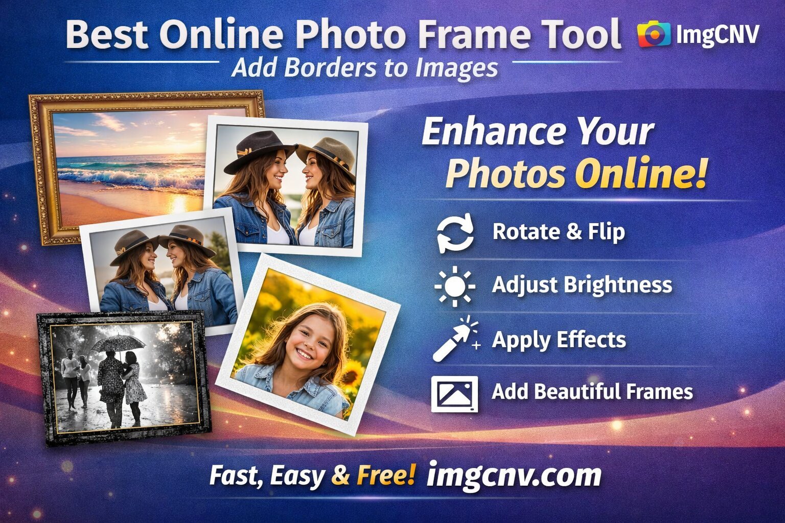 Add Frames to Photos – Image Border Tool | Imgcnv